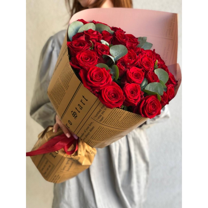 Купить 27 роз балашиха доставка цветов на дом